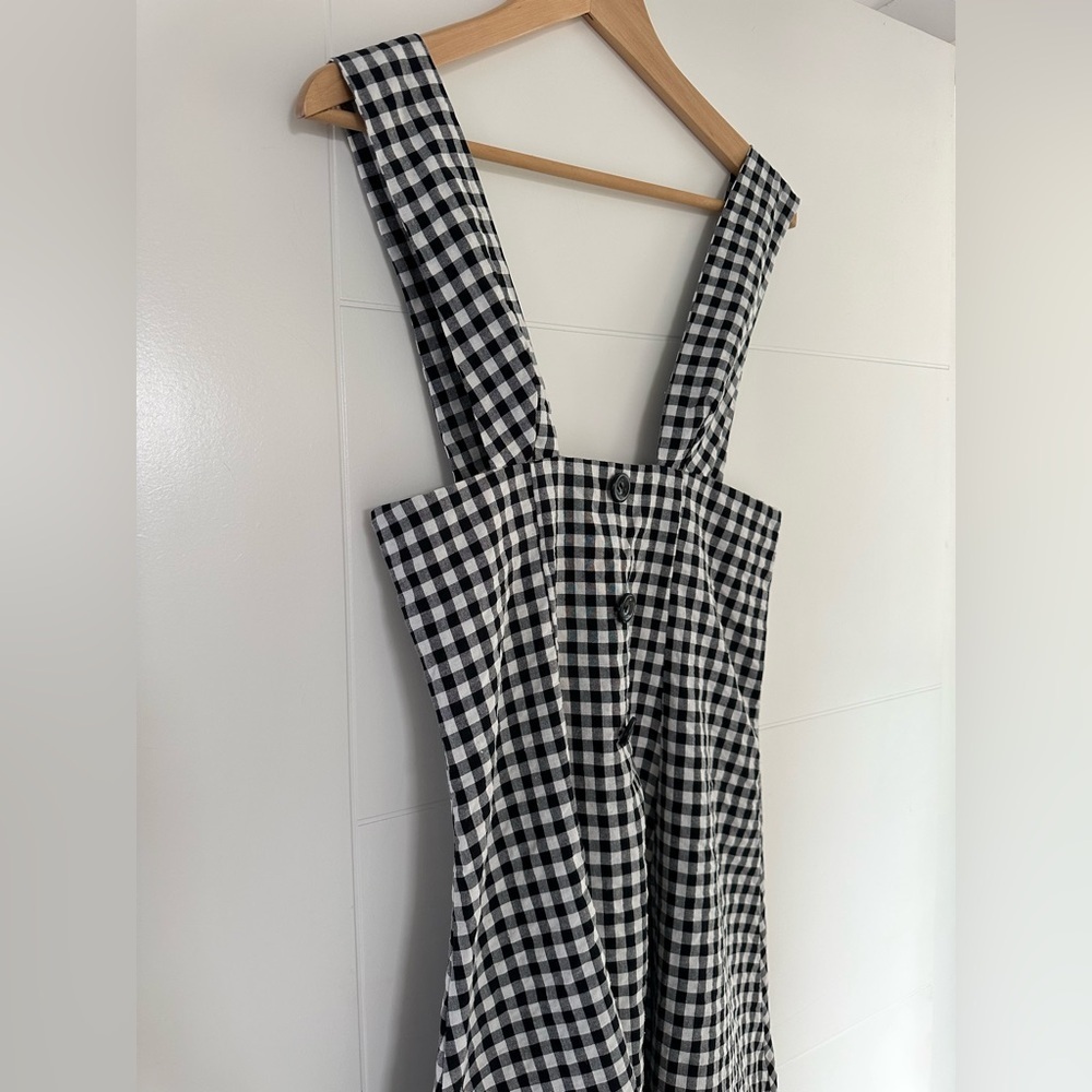 BNWT Papillon B&W Gingham Dress, size medium. - Picture 3 of 8